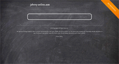 Desktop Screenshot of johnny-online.com